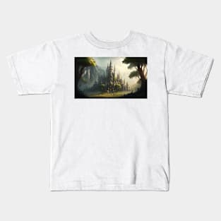 Castle in the forest Kids T-Shirt